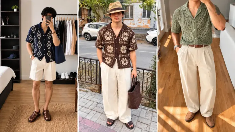 Crochet Shirt Outfits: 12 Fresh Styling Ideas for Men