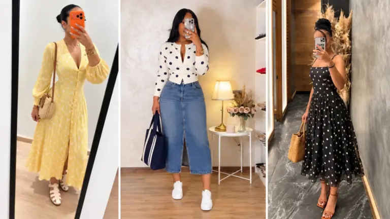 16 Polka Dot Outfits for Summer Brunches and Weekends